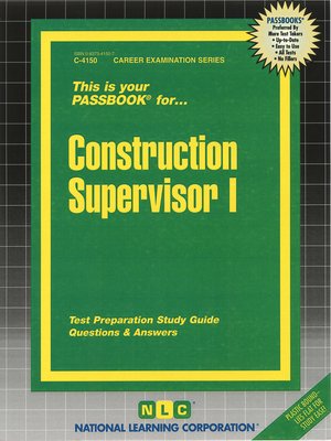cover image of Construction Supervisor I